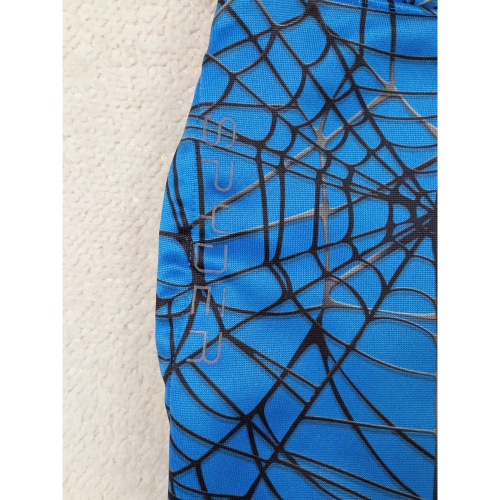 Spyder Marvel Spider-Man Pants Kids XL 18 Blue Good Web Print Fleece Athletic - Picture 5 of 13